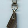 Fordite Keychain - Corvette Fordite - 23.49mm x 15.32mm x 6.07mm          (2931) - Image 2