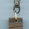 Fordite Keychain - Corvette Fordite - 32.01mm x 17.7mm x 7.45mm          (2940) - Image 2