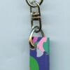 Fordite Keychain - Premium Fordite - 28.38mm x 14.82mm x 8.7mm          (2943)