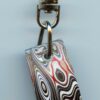 Fordite Keychain - 29.28mm x 16.46mm x 6.72mm          (2949)