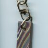 Fordite Keychain - Corvette Fordite - 30.08mm x 13.02mm x 4.17mm          (2950) - Image 2