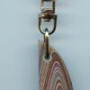 Fordite Keychain - Corvette Fordite - 27.64mm x 15.34mm x 4.9mm          (2957) - Image 4