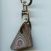 Fordite Keychain - Corvette Fordite - 24.12mm x 15.9mm x 6.47mm          (2961) - Image 4