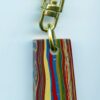 Fordite Keychain - Premium Fordite - 32.15mm x 16.96mm x 6.7mm          (2966) - Image 2
