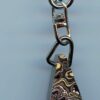 Fordite Keychain - Military Fordite - 19.26mm x 13.1mm x 12.58mm          (2967)