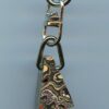 Fordite Keychain - Military Fordite - 19.26mm x 13.1mm x 12.58mm          (2967) - Image 3