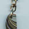 Fordite Keychain - Military Fordite - 31.16mm x 14.8mm x 7.18mm          (2969) - Image 5