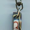 Fordite Keychain - Military Fordite - 28.78mm x 10.97mm x 10.69mm          (2970)