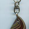 Fordite Keychain - Corvette Fordite - 23.03mm x 20.66mm x 4.95mm          (2975) - Image 2