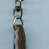 Fordite Keychain - Military Fordite - 29.52mm x 14.68mm x 10.09mm          (2976) - Image 2