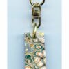 Fordite Keychain - From Late 70's to Mid 80's - 29.21mm x 16.35mm x 6.08mm          (2977)