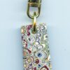 Fordite Keychain - From Late 70's to Mid 80's - 29.21mm x 16.35mm x 6.08mm          (2977) - Image 2