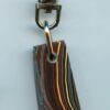 Fordite Keychain - Military Fordite - 32.66mm x 13.29mm x 9.33mm          (2984) - Image 2