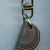 Fordite Keychain - 25.8mm x 15.67mm x 11mm          (2987)
