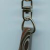 Fordite Keychain - Military Fordite - 25.17mm x 9.36mm x 7.71mm          (3001)