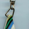 Fordite Keychain - Premium Fordite - 21.65mm x 13.01mm x 10.97mm          (3002)