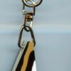Fordite Keychain - Premium Fordite - 21.65mm x 13.01mm x 10.97mm          (3002) - Image 2