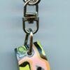 Fordite Keychain - Premium Fordite - 20.97mm x 17.13mm x 7.44mm          (3004) - Image 2