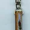 Fordite Keychain - Corvette Fordite - 31.98mm x 11.23mm x 9.47mm          (3011) - Image 2