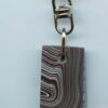 Fordite Keychain - 29.92mm x 18.66mm x 7.35mm          (3014)
