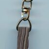Fordite Keychain - 26.13mm x 9.43mm x 9.34mm          (3016) - Image 2