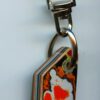 Fordite Keychain - Premium Fordite - 21.5mm x 13.18mm x 6.79mm          (3020) - Image 2