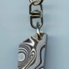 Fordite Keychain - Harley Davidson - 27.33mm x 17.48mm x 5.57mm          (3022) - Image 2
