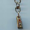 Fordite Keychain - Military Fordite - 21.78mm x 11.99mm x 8.4mm          (3025) - Image 2