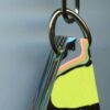 Fordite Keychain - Premium Fordite - 33.6mm x 18.19mm x 11.86mm          (3028)