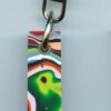 Fordite Keychain - Premium Fordite - 44.5mm x 10.52mm x 8.53mm          (3029)
