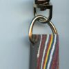 Fordite Keychain - Corvette Fordite - 30.1mm x 10.15mm x 9.88mm          (3032) - Image 2