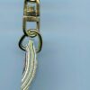 Fordite Keychain - From Late 70's to Mid 80's - 24.34mm x 18.18mm x 6.63mm          (3034) - Image 3