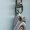 Fordite Keychain - 28.41mm x 15.09mm x 11.17mm          (3045)