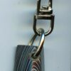 Fordite Keychain - 28.41mm x 15.09mm x 11.17mm          (3045) - Image 2