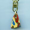 Fordite Keychain - Premium Fordite - 23.42mm x 15.12mm x 11.25mm          (3057) - Image 6