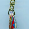 Fordite Keychain - Premium Fordite - 23.42mm x 15.12mm x 11.25mm          (3057) - Image 3