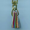 Fordite Keychain - Premium Fordite - 23.42mm x 15.12mm x 11.25mm          (3057) - Image 4