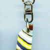 Fordite Keychain - Premium Fordite - 21.64mm x 12.47mm x 7.23mm          (3058) - Image 2