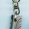 Fordite Keychain - 22.46mm x 17.54mm x 11.73mm          (3061) - Image 2