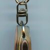 Fordite Keychain - Military Fordite - 30.11mm x 11.94mm x 10.1mm          (3062)