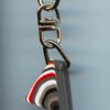 Fordite Keychain - 19.95mm x 17.57mm x 6.95mm          (3063)
