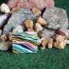 Finished Piece of Fordite -  Premium Fordite - 34.78mm x 33.5mm x 19mm          (3081) - Image 3