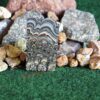 Finished Piece of Fordite -  Military Fordite - 55.72mm x 22.58mm x 9.58mm          (3083) - Image 4