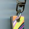 Fordite Keychain - Premium Fordite - 20.91mm x 11.2mm x 7.91mm          (3091) - Image 2