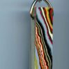 Fordite Keychain - Premium Fordite - 42.8mm x 10.34mm x 9.59mm          (3097)