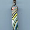 Fordite Keychain - Premium Fordite - 42.8mm x 10.34mm x 9.59mm          (3097) - Image 3