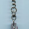 Fordite Keychain - Military Fordite - 27.98mm x 16.56mm x 7.59mm          (3104) - Image 3
