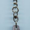 Fordite Keychain - Military Fordite - 27.98mm x 16.56mm x 7.59mm          (3104) - Image 4