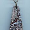 Fordite Keychain - Military Fordite - 27.98mm x 16.56mm x 7.59mm          (3104) - Image 2