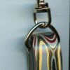 Fordite Keychain - Military Fordite - 27.5mm x 11.72mm x 6.5mm          (3110) - Image 2